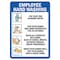Signmission OSHA Notice Sign, Employee Hand Washing, 10in X 7in Aluminum, 7" W, 10" L, Employee Hand Washing OS-NS-A-710-25572 - alternate 1